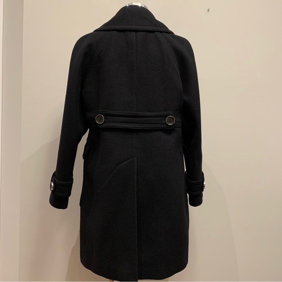 Sandra Angelozzi Women’s Double Breasted Wool Coat, Black Size 40 - Picture 3 of 16